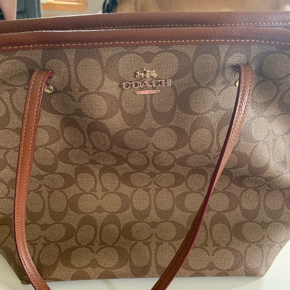 Coach tote and wallet